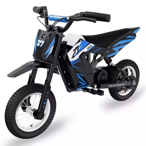 RCB R9X 12" Wheel Kids Electric Motorcycle 300W 36V 15.5mph Off-Road E Moto Bike - Image 3